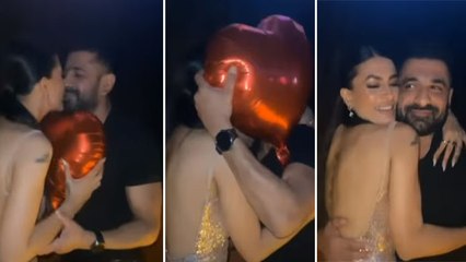 Pavitra Punia Eijaz Khan Liplock Video On Valentine's Day Viral । Boldsky