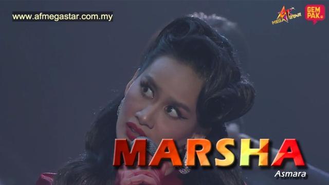 Konsert AF Megastar Minggu 1 : Marsha - Asmara