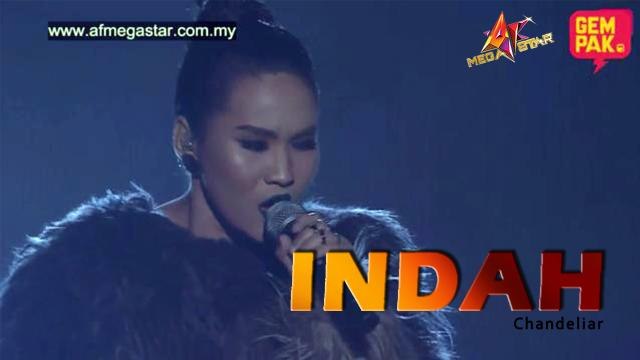 Konsert AF Megastar Minggu 2 : Indah - Chandelier
