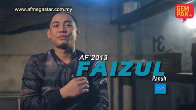 Konsert AF Megastar Homecoming (Bhg 2) : Faizul - Rapuh