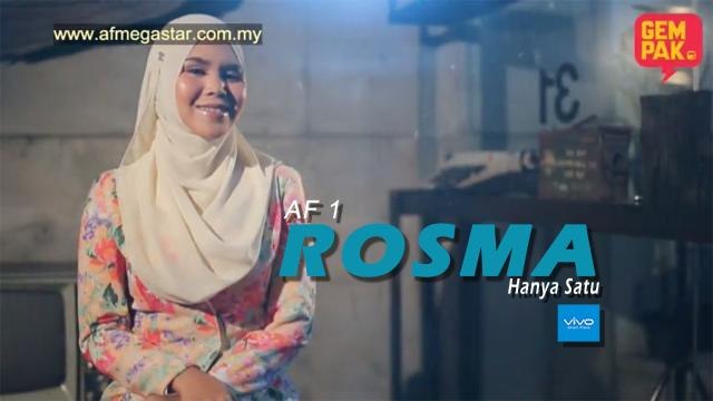 Konsert AF Megastar Homecoming (Bhg 2) : Rosma - Hanya Satu