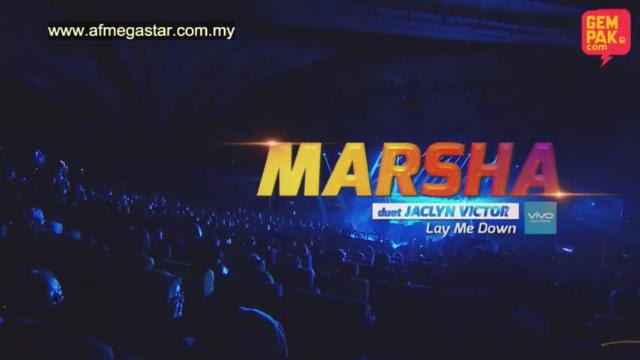Konsert AF Megastar Minggu 5 : Marsha (feat Jaclyn Victor ) - Lay Me Down