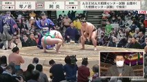 Kotonowaka vs Abi - Hatsu 2022, Makuuchi - Day 15