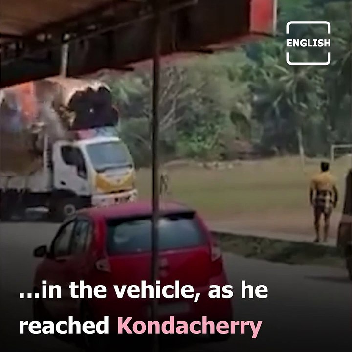 In a Heroic Act, Kerala Man Drives Burning Lorry To Safety