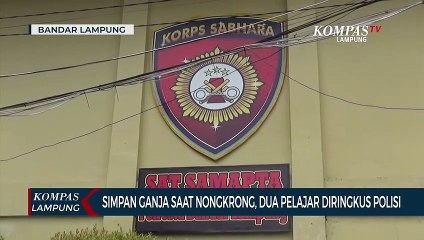 Simpan Ganja Saat Nongkrong, Dua Pelajar Diringkus Polisi