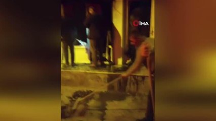 Son dakika: Evde tüp patladı, çıkan yangını itfaiye söndürdü