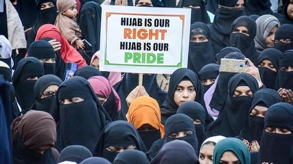 Hijab row: Udupi school students slam protesting classmates, seek offline classes