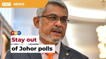 Stay out of Johor polls if you want BN to lose, Khalid Samad tells PN