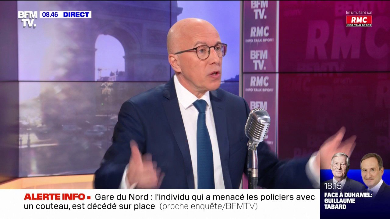 "On délivre des postes, des décorations": pour Éric Ciotti, les défections chez LR ne sont pas un hasard