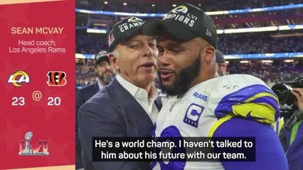 He's the man! - McVay hails Donald's game-winning play