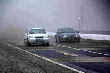 Bolu Dağı'nda yoğun sis etkili oluyor