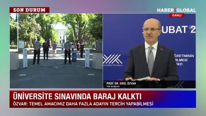 Son Dakika YÖK Başkanı Erol Özvar, üniversite sınavındaki barajın kalkmasıyla ilgili yeni detayları açıkladı