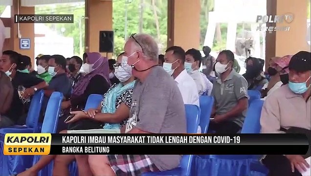 KAPOLRI SEPEKAN : Kapolri Menghadiri Kegiatan Akselerasi Vaksinasi Serentak di Kepri