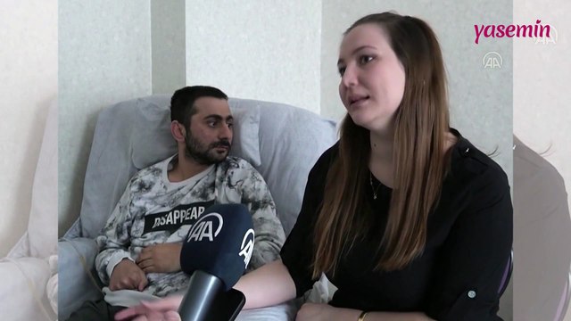 Yatağa bağımlı gazi eşini, fedakarlık ve sevgisiyle hayata bağladı