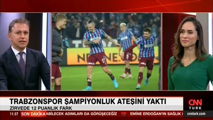 Trabzonspor puan farkını 12'ye çıkardı