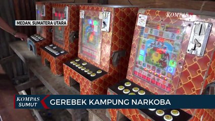 Polisi Gerebek Kampung Narkoba di Kawasan Jermal Medan