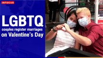LGBTQ couples register marriages on Valentine’s Day | The Nation Thailand