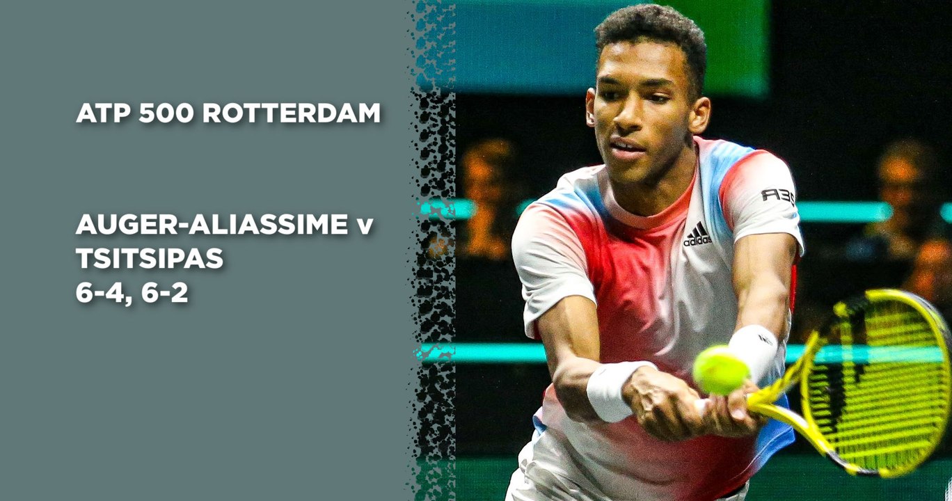 Auger-Aliassime beats Tsitsipas to win Rotterdam Open