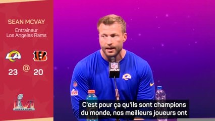 Rams - McVay : “Mes gars se sont surpassés”