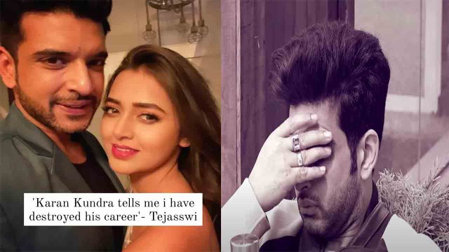 Tejaswi Prakash Reveals Karan Kundra says she has destroyed his Career, watchout why | FilmiBeat