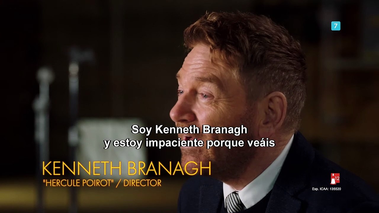 Muerte en el Nilo Película - Anuncio con Kenneth Branagh