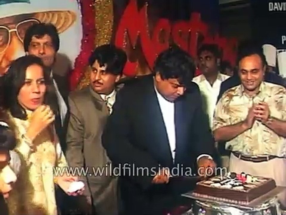 Sylvester Stallone serving drinks at a Bollywood party with Tina Ambani and Juhi Chawla_