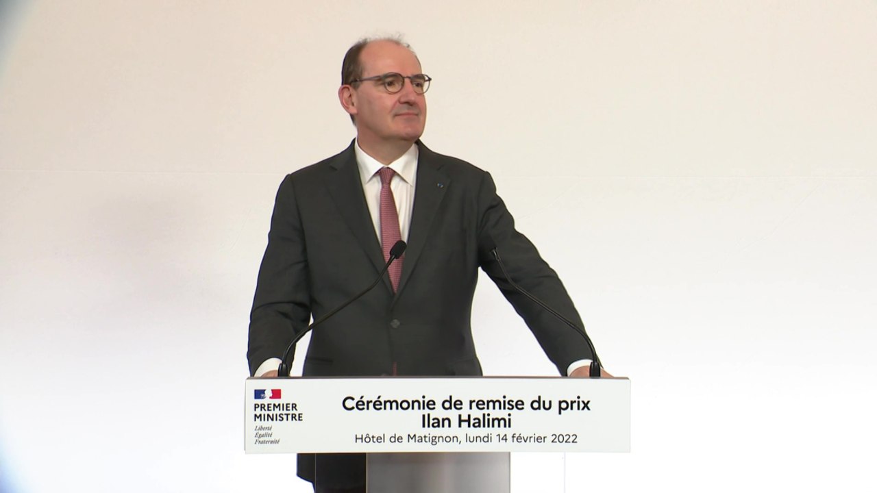 Discours du Premier ministre Jean Castex pour la remise du prix Ilan Halimi depuis l’Hôtel de Matignon