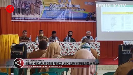 Ribuan Kendaraan Dinas Pemkot Lhokseumawe Menunggak Pajak
