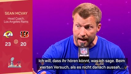McVay nach SBLVI: Donald "ist der verf***te Mann"