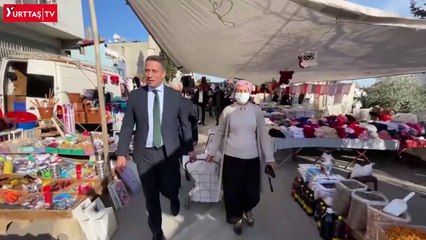 CHP'li Başarır 100 lira ile pazar torbasını doldurmaya çalıştı