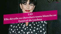 Lio dévoile sa chevelure toute blanche au Festival de Luchon