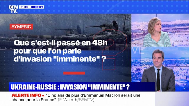 Ukraine-Russie: que s'est-il passé en 48 heures pour que l'on parle d'invasion imminente ? - BFMTV répond à vos questions