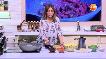 مكرونة بالسجق والخضار  | مروة مهنى
