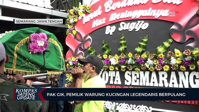 Pak Gik, Pemilik Warung Kucingan Legendaris Berpulang