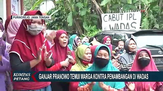 Ganjar Pranowo Dengarkan Curhat Warga yang Tidak Setuju Penambangan di Wadas