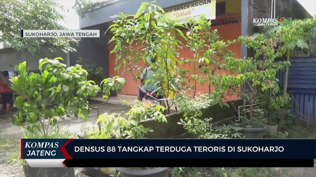 Densus 88 Tangkap Terduga Teroris di Sukoharjo