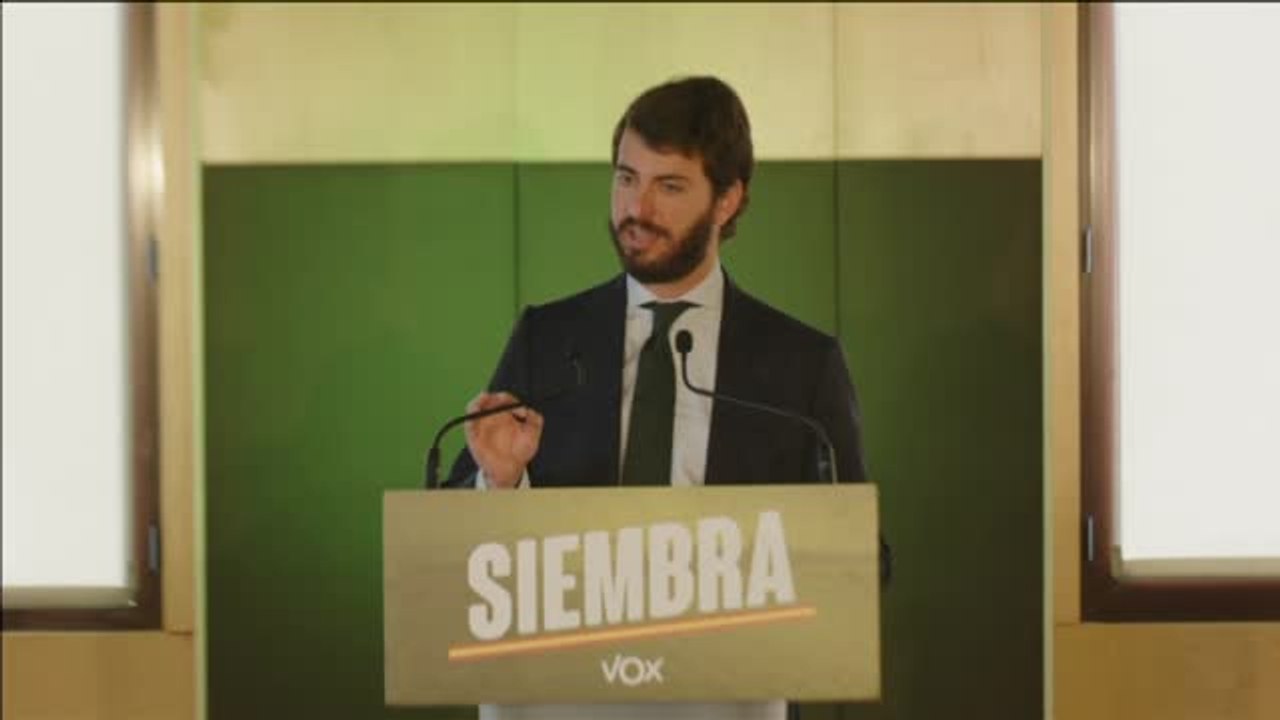 García-Gallardo: "No vamos a abstenernos y vamo...