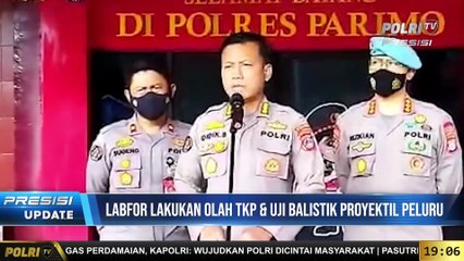 PRESISI Update 19.00 WIB Propam Telah Memeriksa 17 Orang Dan Mengamankan 15 Senjata Api dari Aksi Unjuk Rasa Di Parigi Moutong, Sulawesi Tengah