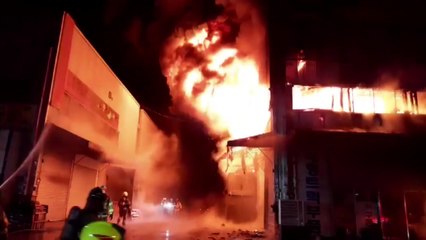 인천 공작기계 매매단지에서 불...대응 1단계 발령 / YTN