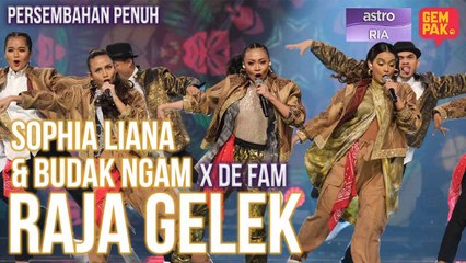 Sophia Liana - Raja Gelek | Persembahan power bersama De Fam | Dansa Dan Sing - Minggu 6