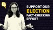 'Don't Be a WebQoof': Support Our Election Fact-Checking Effort