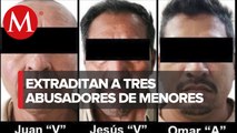 FGR entrega a EU a tres mexicanos acusados de homicidio, robo y abuso sexual de menores