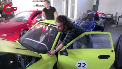 Pandemide atölyeye kapanan üniversite öğrencileri, 8 ayda elektrikli araç üretti