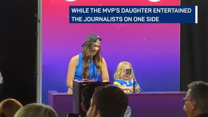 Super Bowl LVI MVP Cooper Kupp's kids steal the show