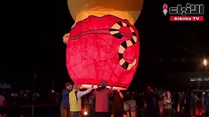 التايوانيون يتدفقون للمشاركة بالمهرجان السنوي للمصابيح