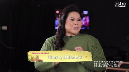 Indahkan Senyuman Raya Sherry Alhadad - Berdendang Raya Bersama Sherry