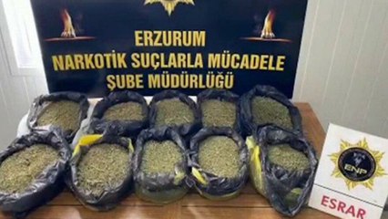 Uzman çavuşun valizinden 10 kilo uyuşturucu çıktı!