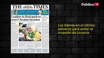 Ucrania: tensión internacional tras la alerta de EEUU, caen las Bolsas y suben los precios de los combustibles