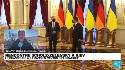 Ukraine : pourparlers entre Scholz et Zelensky à Kiev