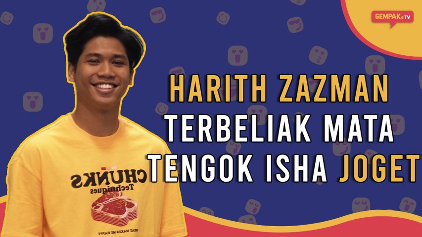 Harith Zazman Terbeliak Mata Tengok Isha Joget | Gempak TV